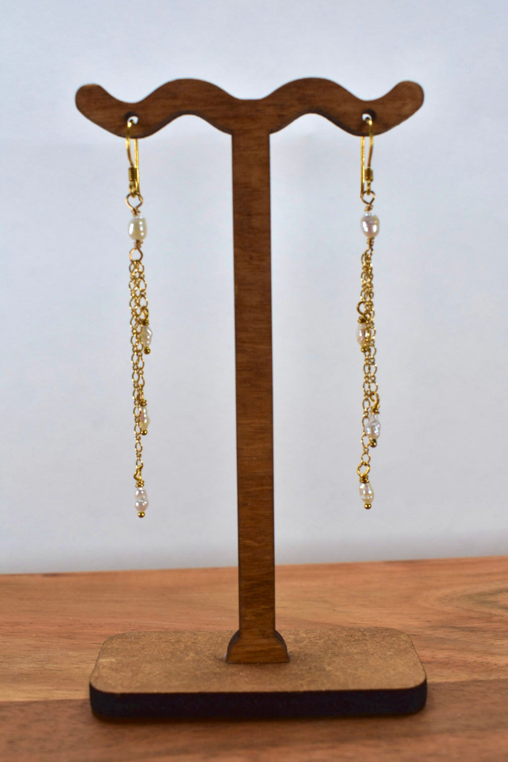 Dangle Pearl Earrings