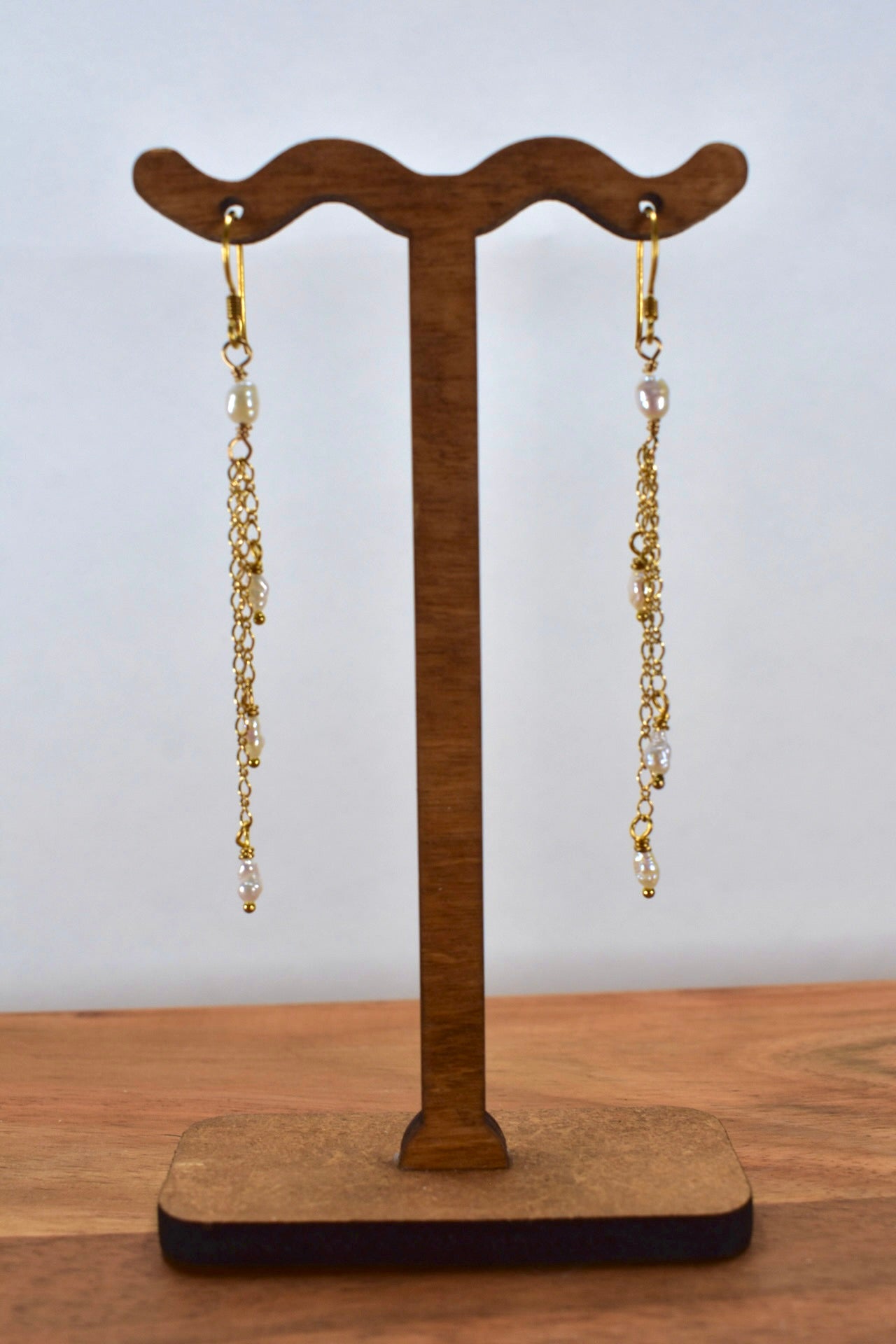 Dangle Pearl Earrings