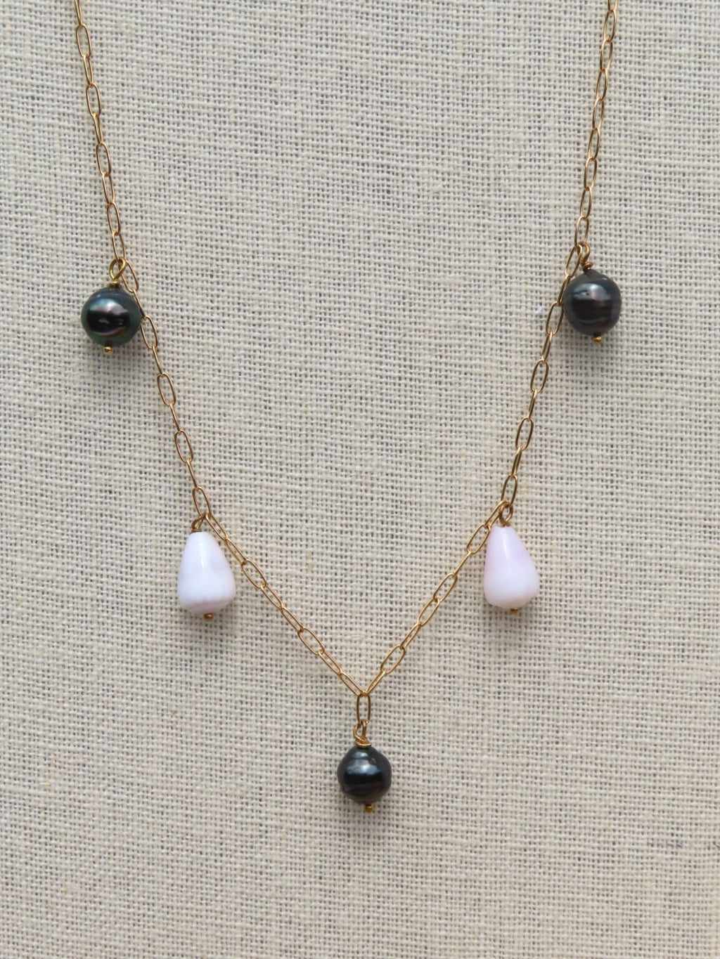 Tahitian Pearl & Cone Charm