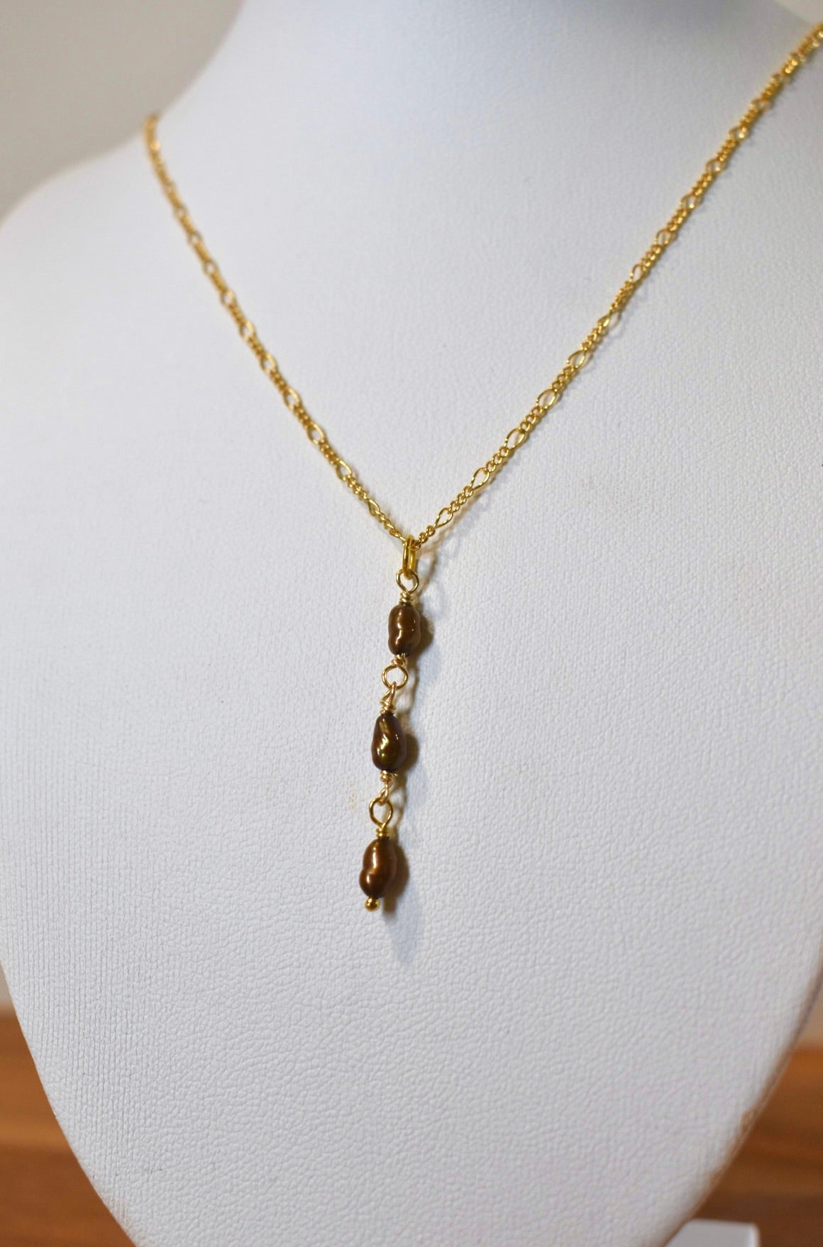 Chocolate Drop Necklace